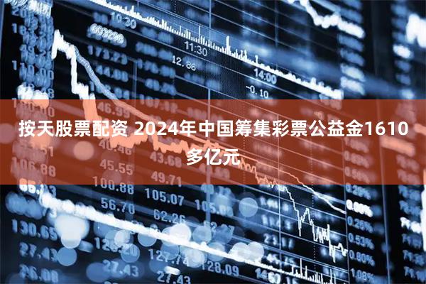 按天股票配资 2024年中国筹集彩票公益金1610多亿元