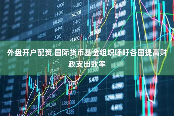 外盘开户配资 国际货币基金组织呼吁各国提高财政支出效率